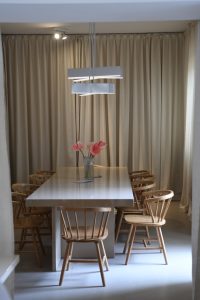 Photo Square ultra-thin LED chandelier for dining room